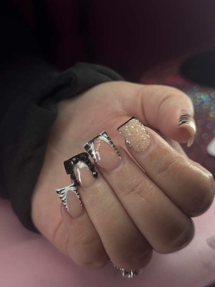 acrylic full set short