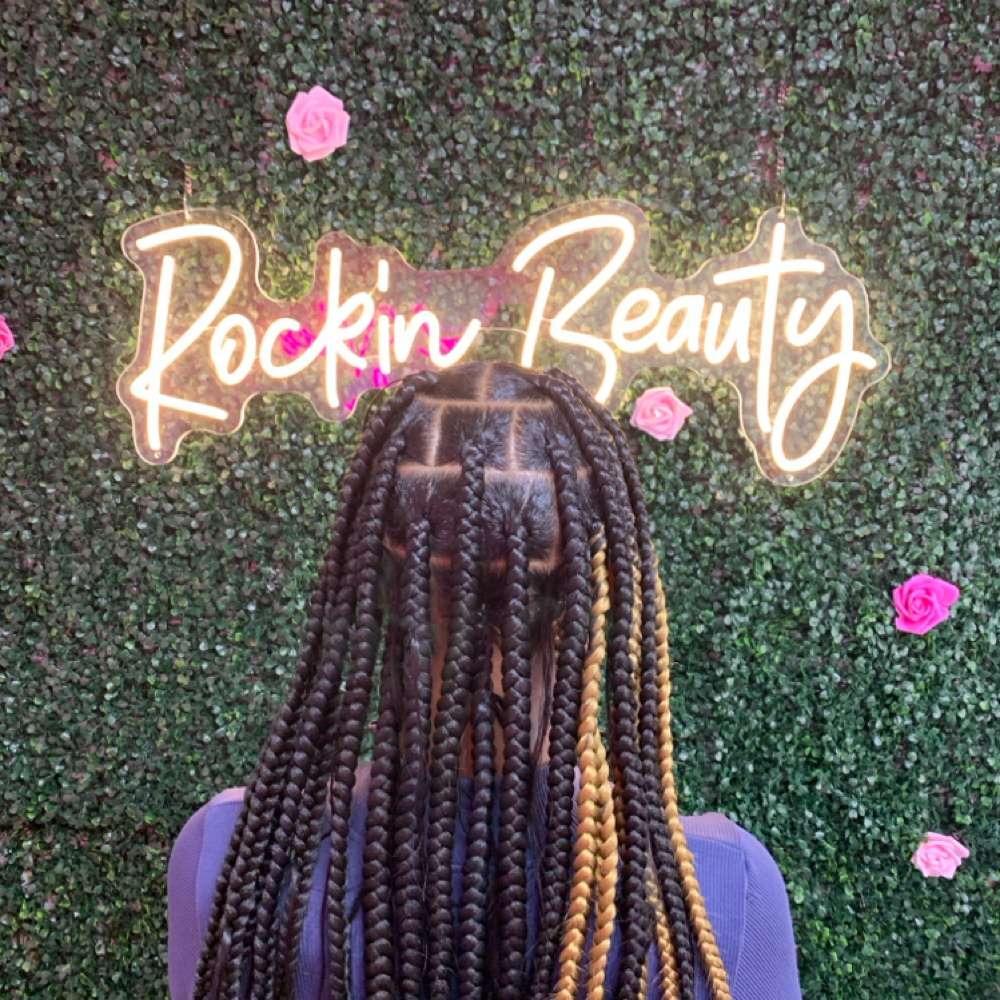 Knotless Jumbo Braids at RockN Beauty Bar in Antioch, CA