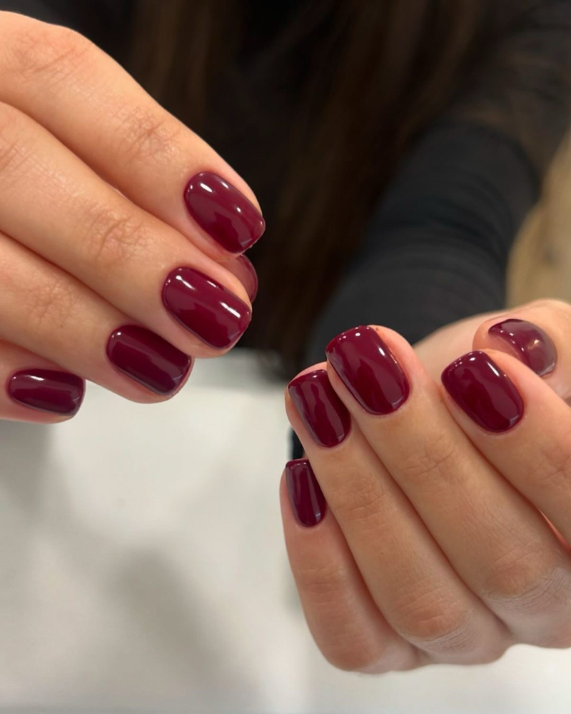 Gel Manicure on Natural Nails