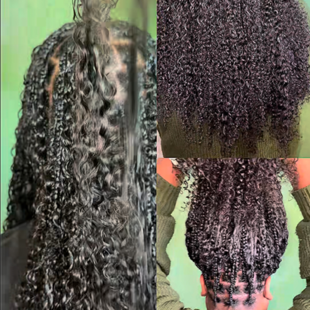 Miracle Knot Braids (feed In) at A Natural Gurl Sanctuary in Tampa, FL