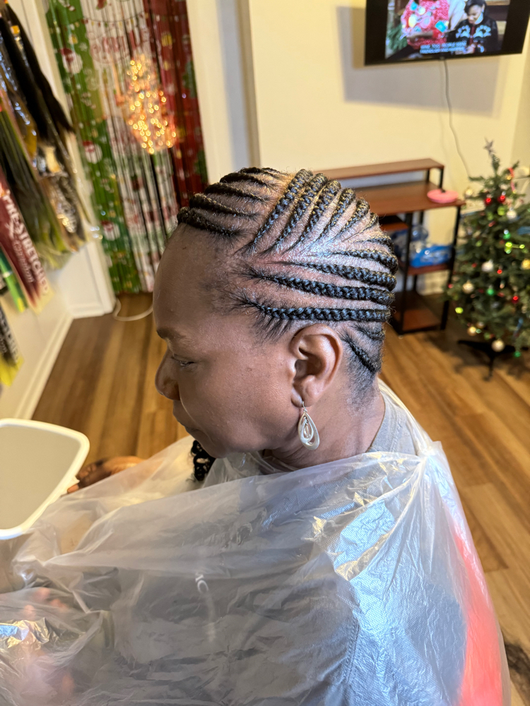 Feed In Side Braids- Medium