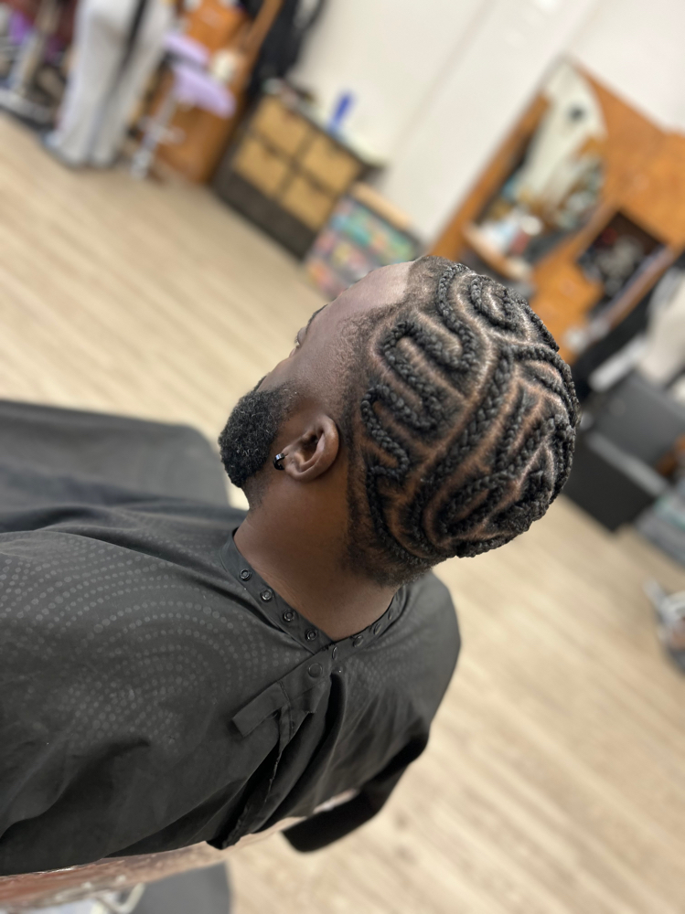 Braided Baldie For Men