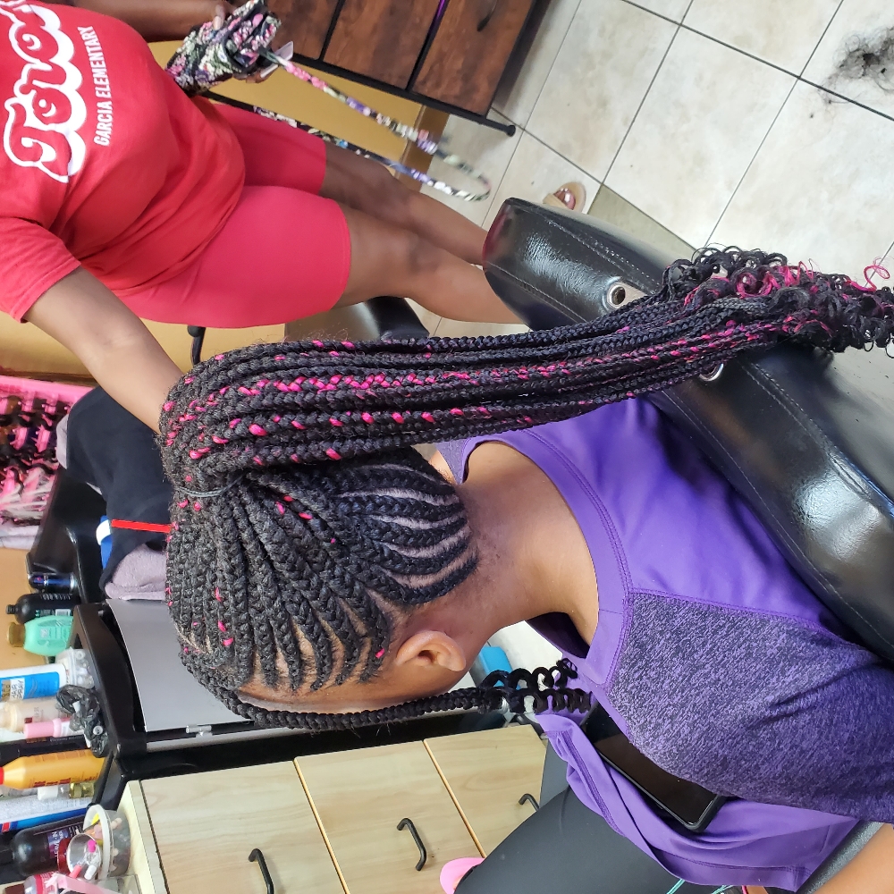 Sleek Ponytail With Braided Detail