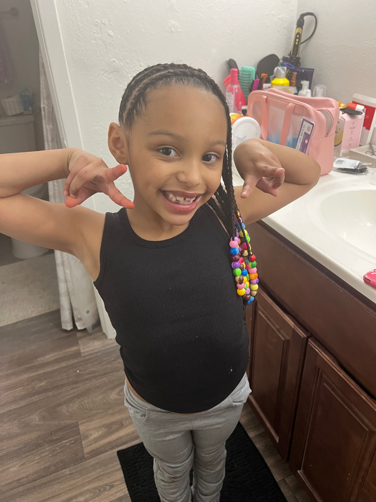 Girls Fulani Knotless