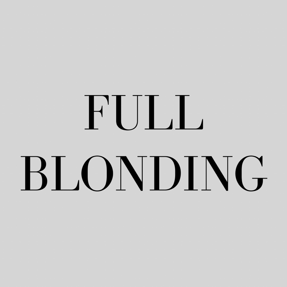 Full Blonding