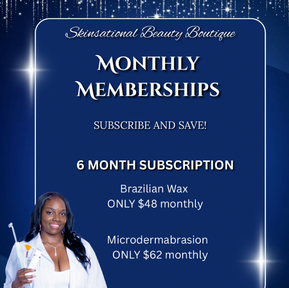 6 Mo Microdermabrasion Membership at Skinsational Beauty Boutique in Bethany, OK