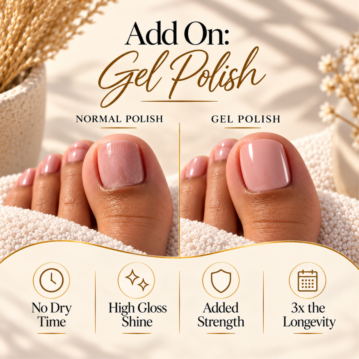 Add On: Gel Polish at Forté Nail Spa in Toledo, OH