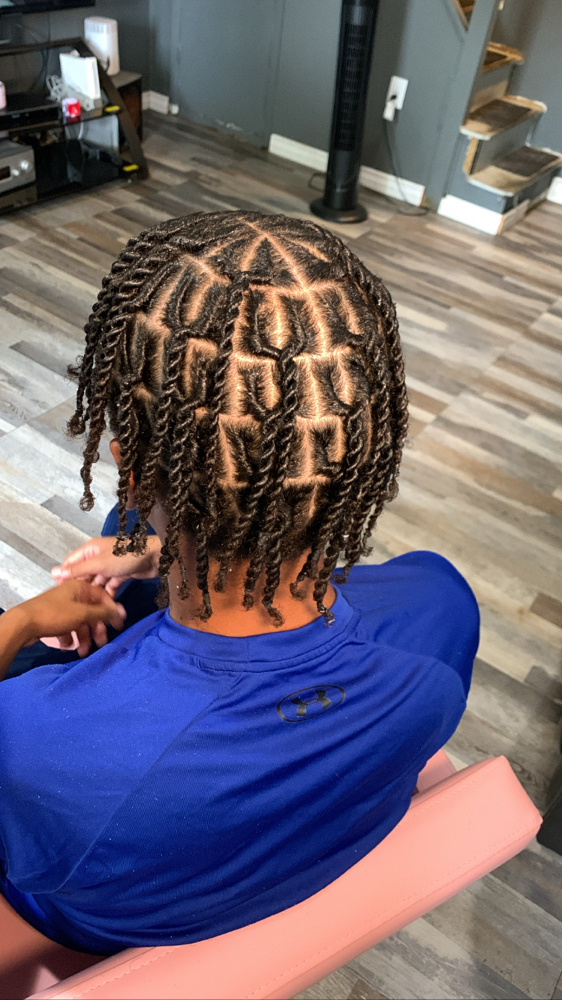 Small Men Rope Twist at Myrathestylist in Philadelphia, PA