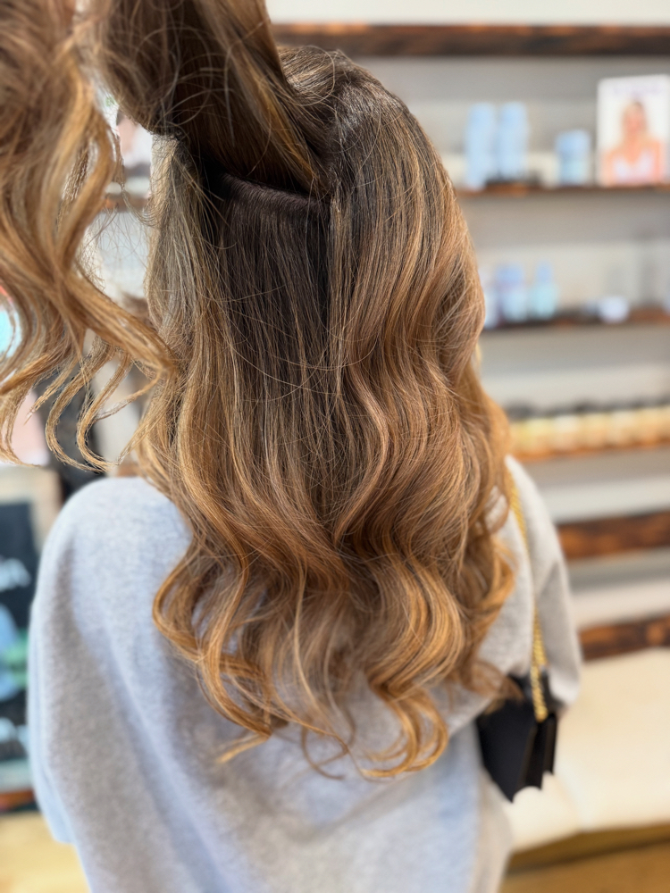 Weft Extension 1 Row Move Up