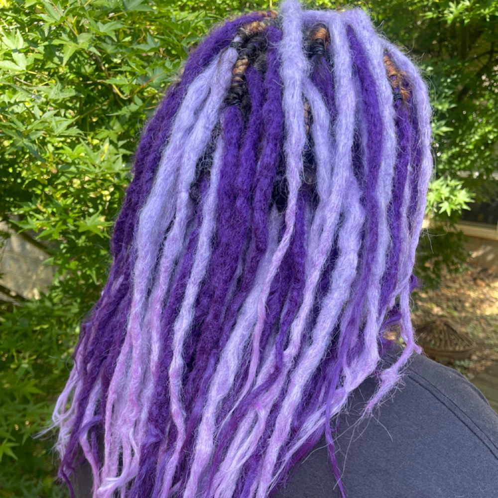 Full Dreadlock Install- Dreads Incl at Nevermore Hair Salon in Danielsville, GA