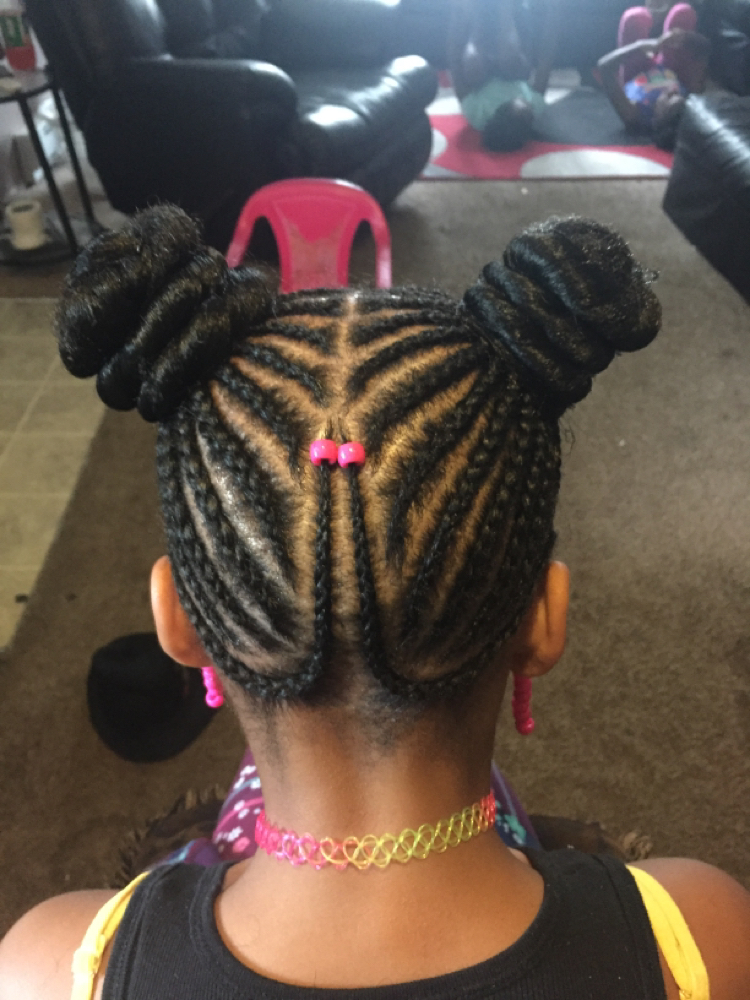 Kid Stlye Pin Up W/ Weave