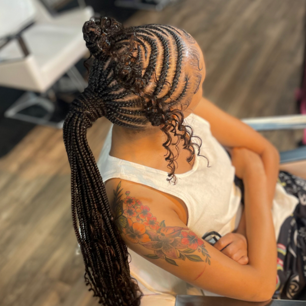 Boho Feed In/Stitch Braids at JL Luxe Co in North Versailles, PA