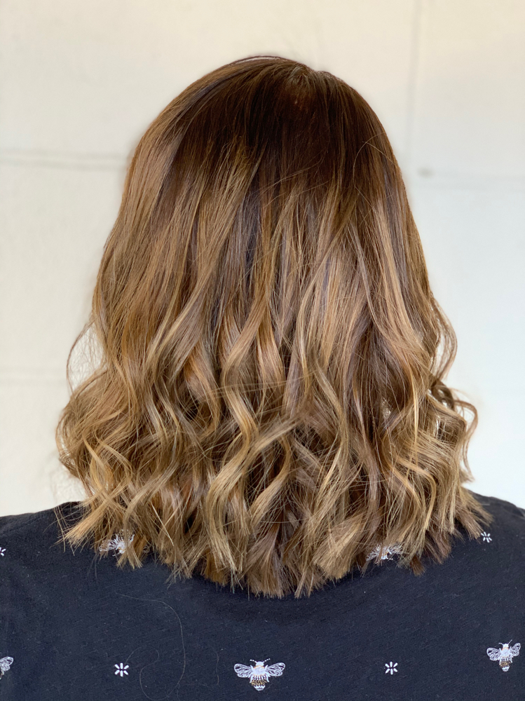Root Touch-up + Blow-Dry