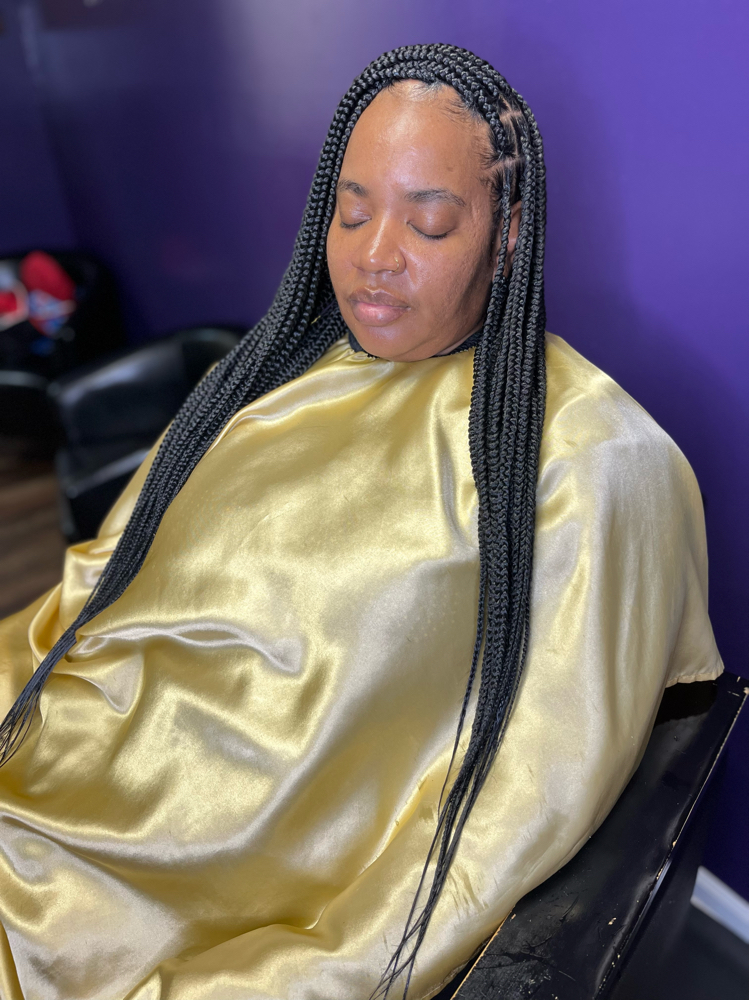 Medium Knotless Braids