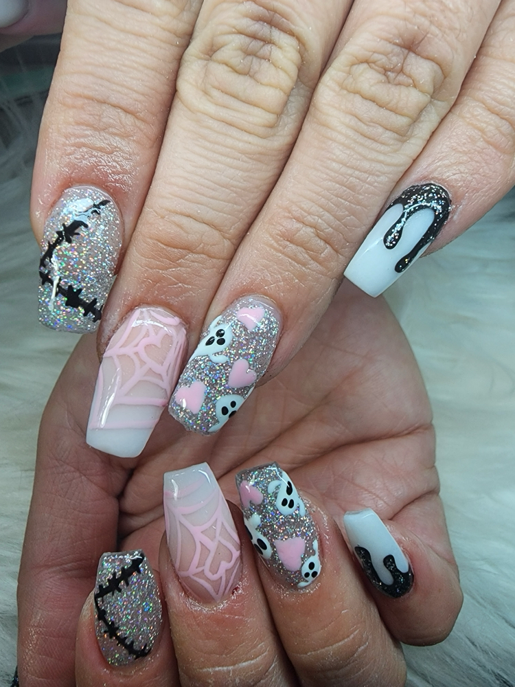 Premium Acrylic Fill at Queen Girlish By Lady J in Nampa, ID