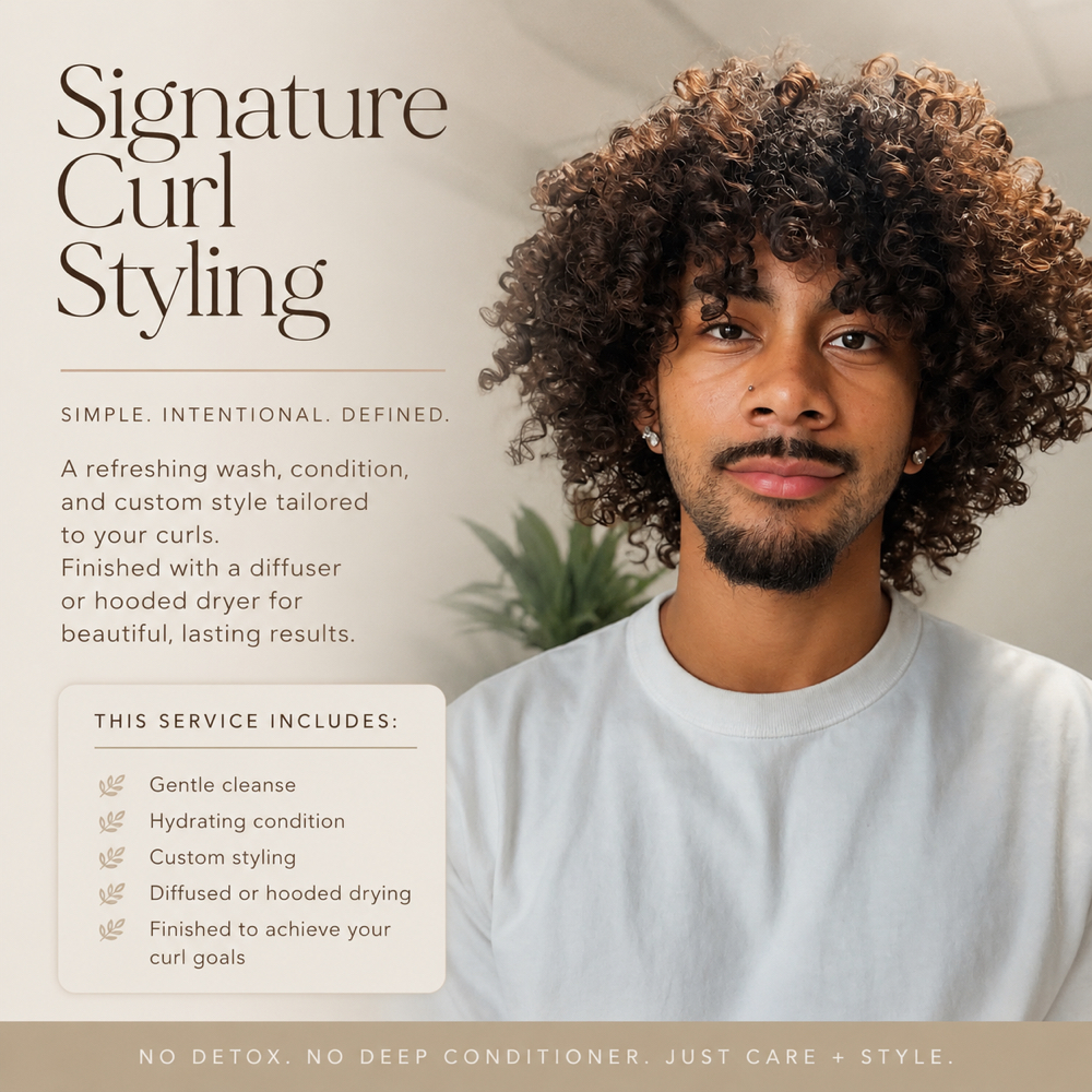 Signature Curl Styling (returning) at Waves, Curls & Coils in East Providence, RI