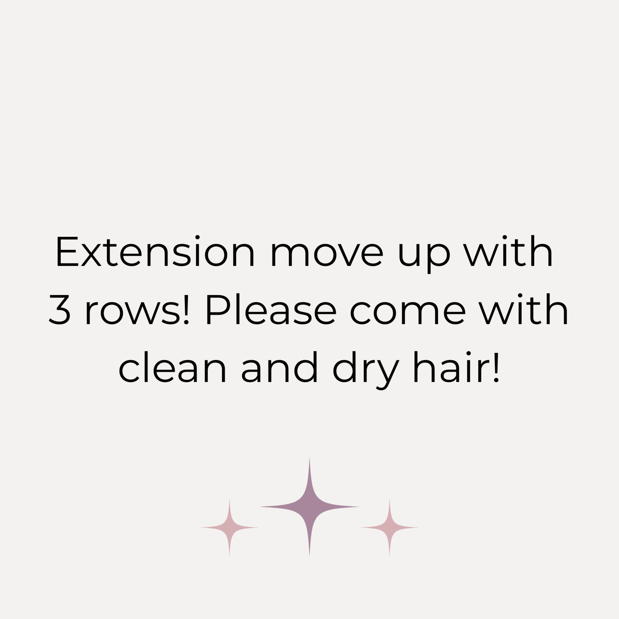 Extension Move Up - 3 Rows at Looks By Lacie in Connersville, IN