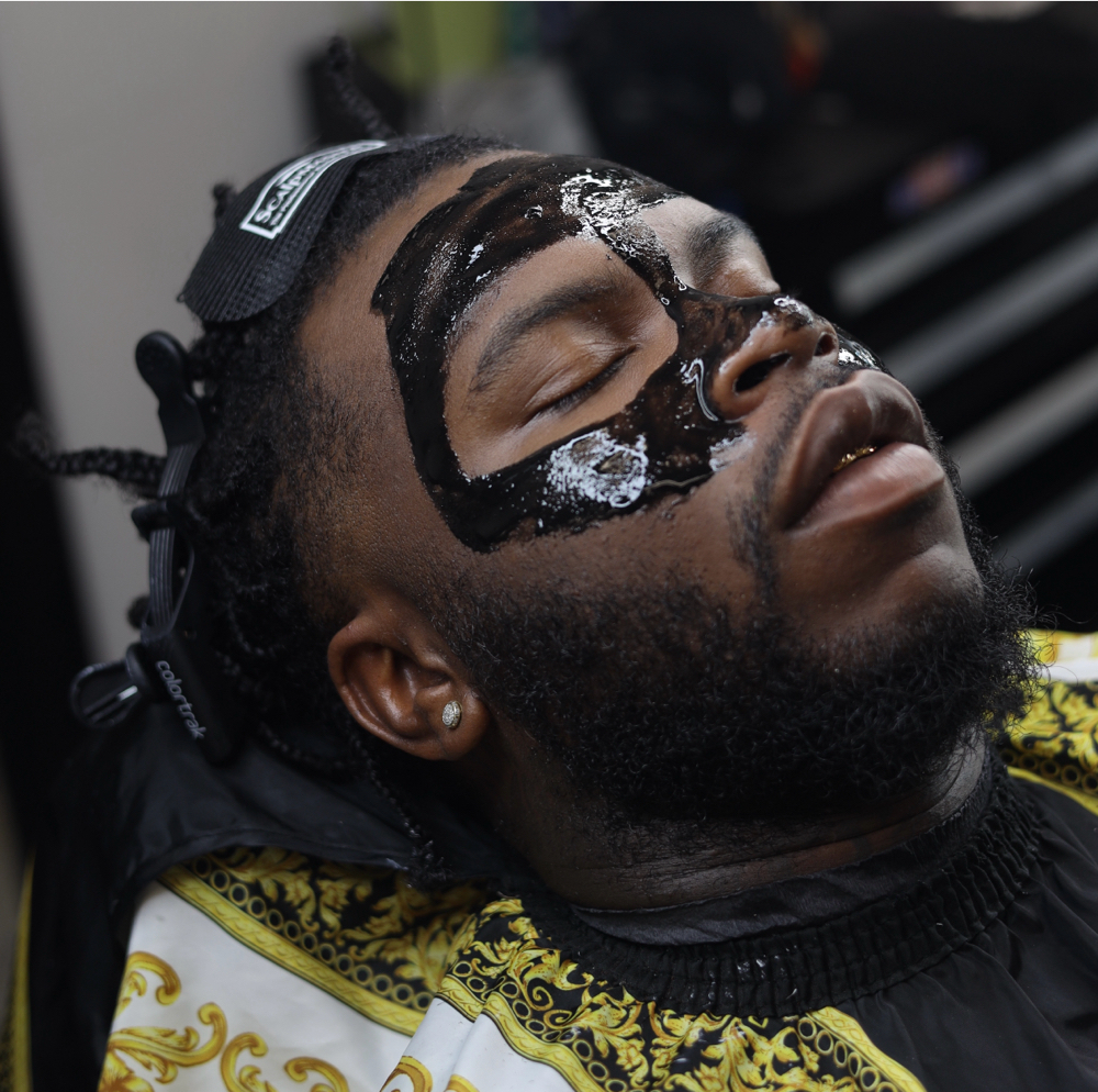 Facial Massage & Haircut