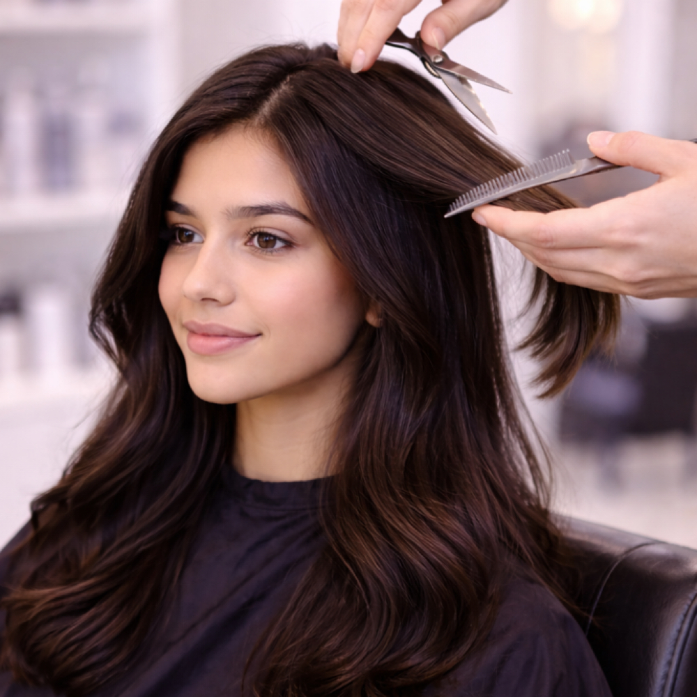 TEEN HAIRCUT at Color Me Royal Salon in Kyle, TX