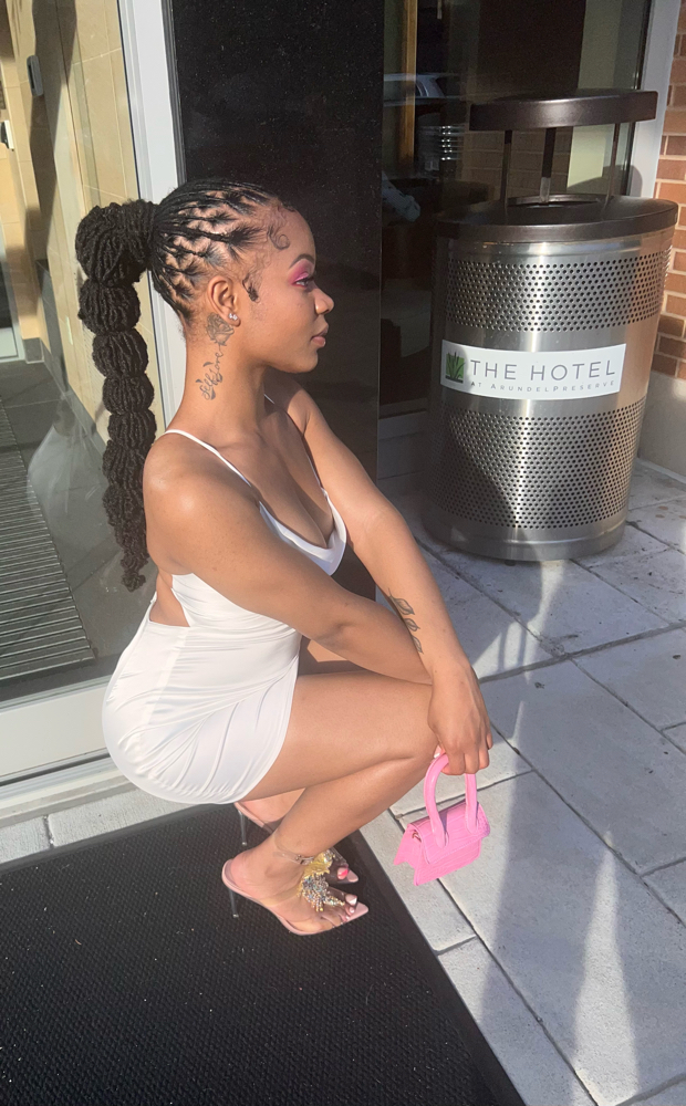 Loc Grooming W/Bubble Ponytail