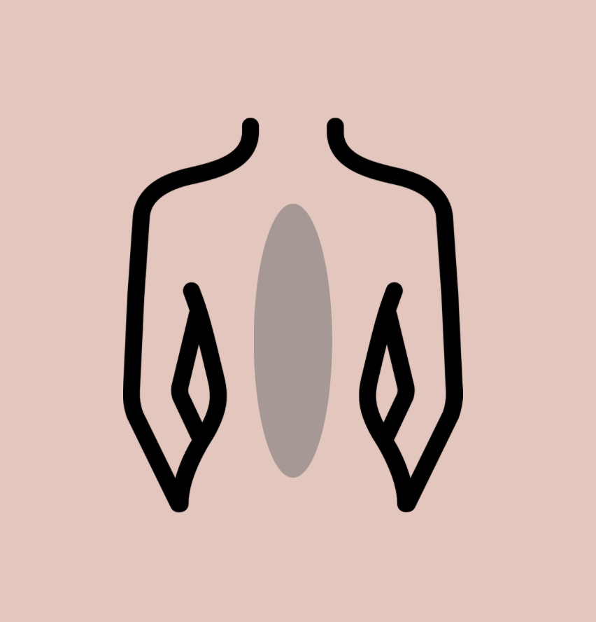 Half Back (upper/lower) Treatment