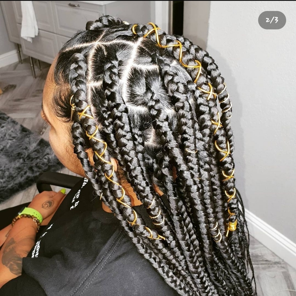 Large Box Braids