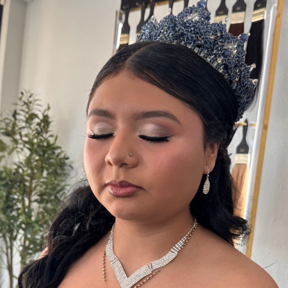 Quinceañera Hair And Makeup at Theglammspott_ by Jocelyn Avina in Woodland, CA