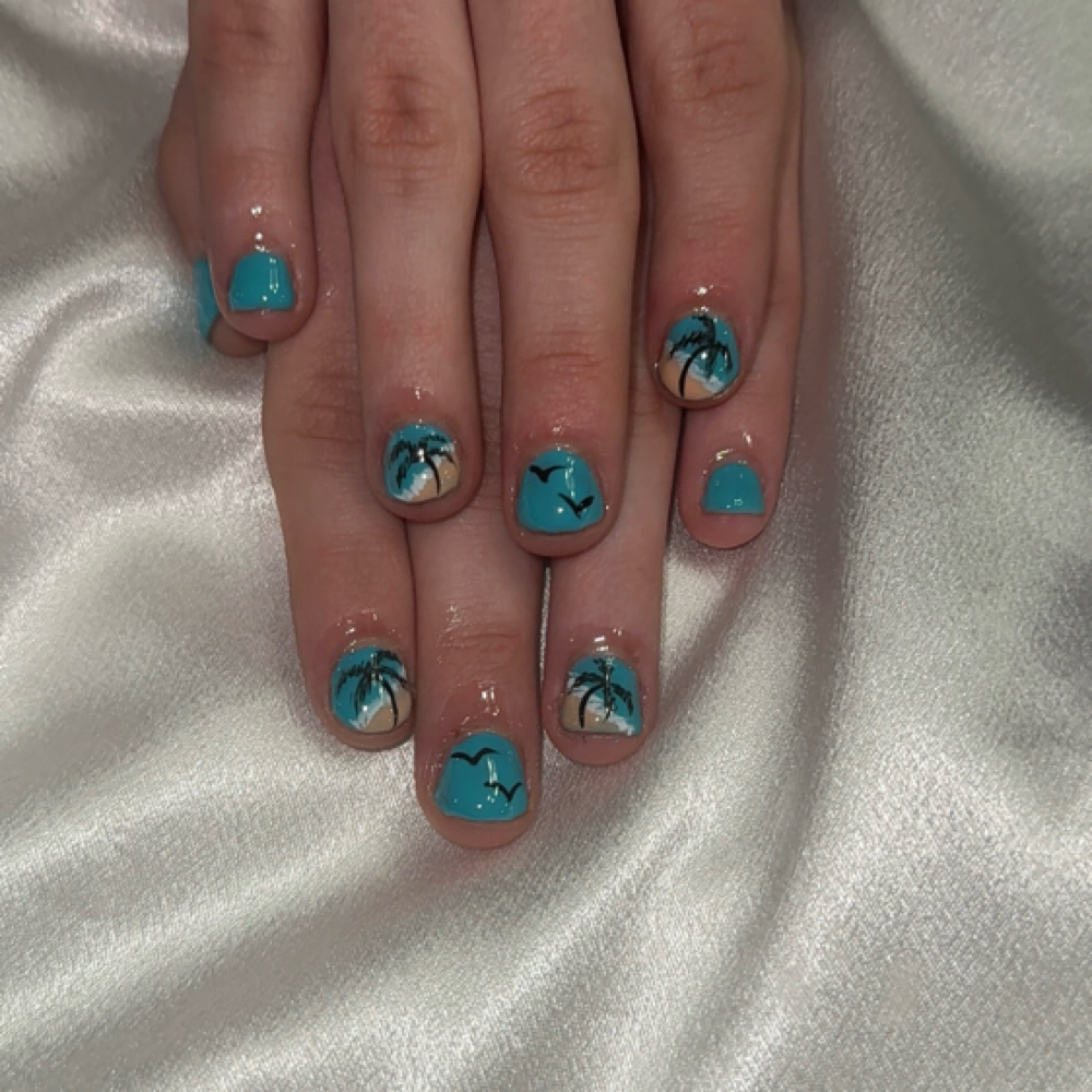 Gel Manicure- Full Design at nails.by.addysen in Pennock, MN
