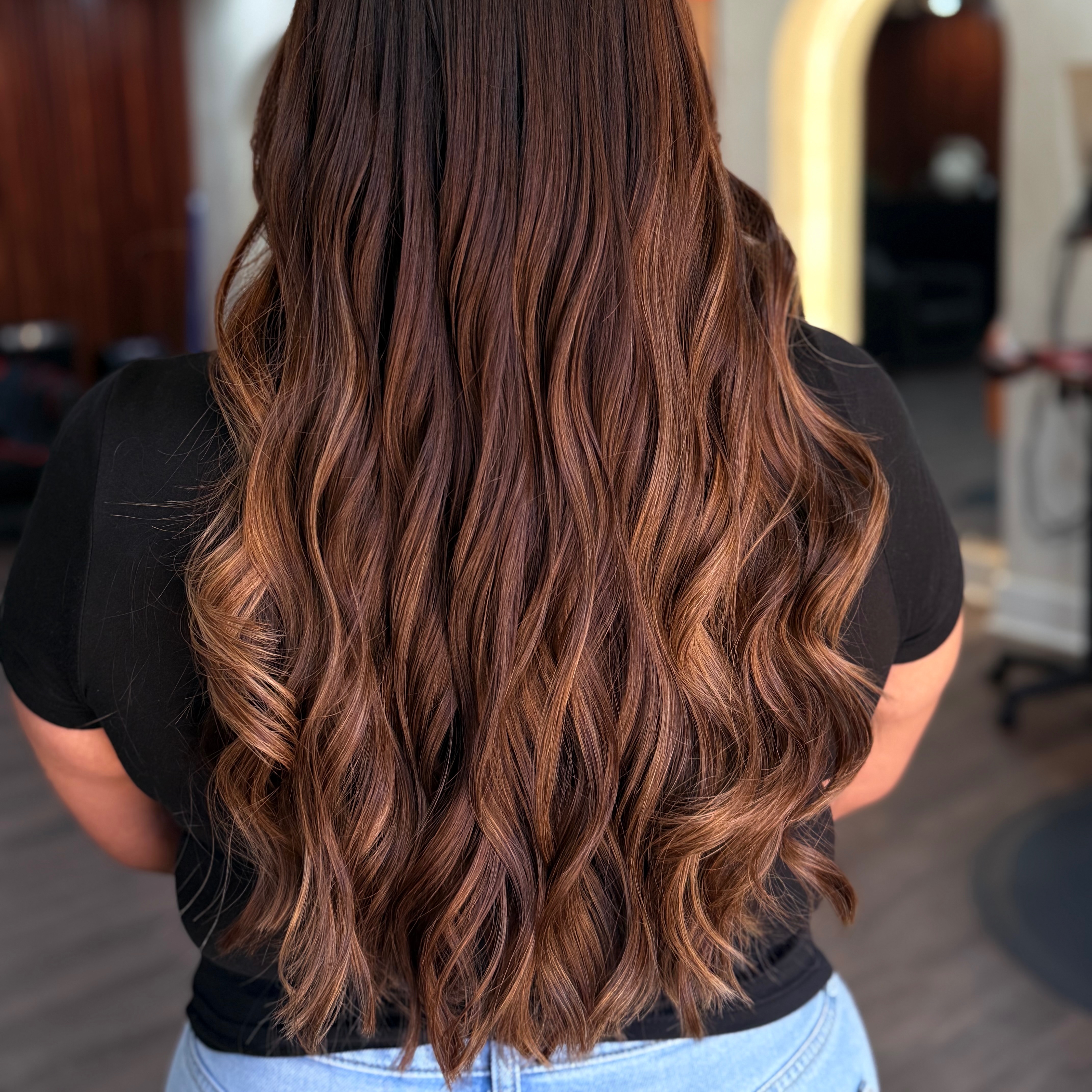 Balayage extra long at AmeliaStyles STUDIO in Alpharetta, GA