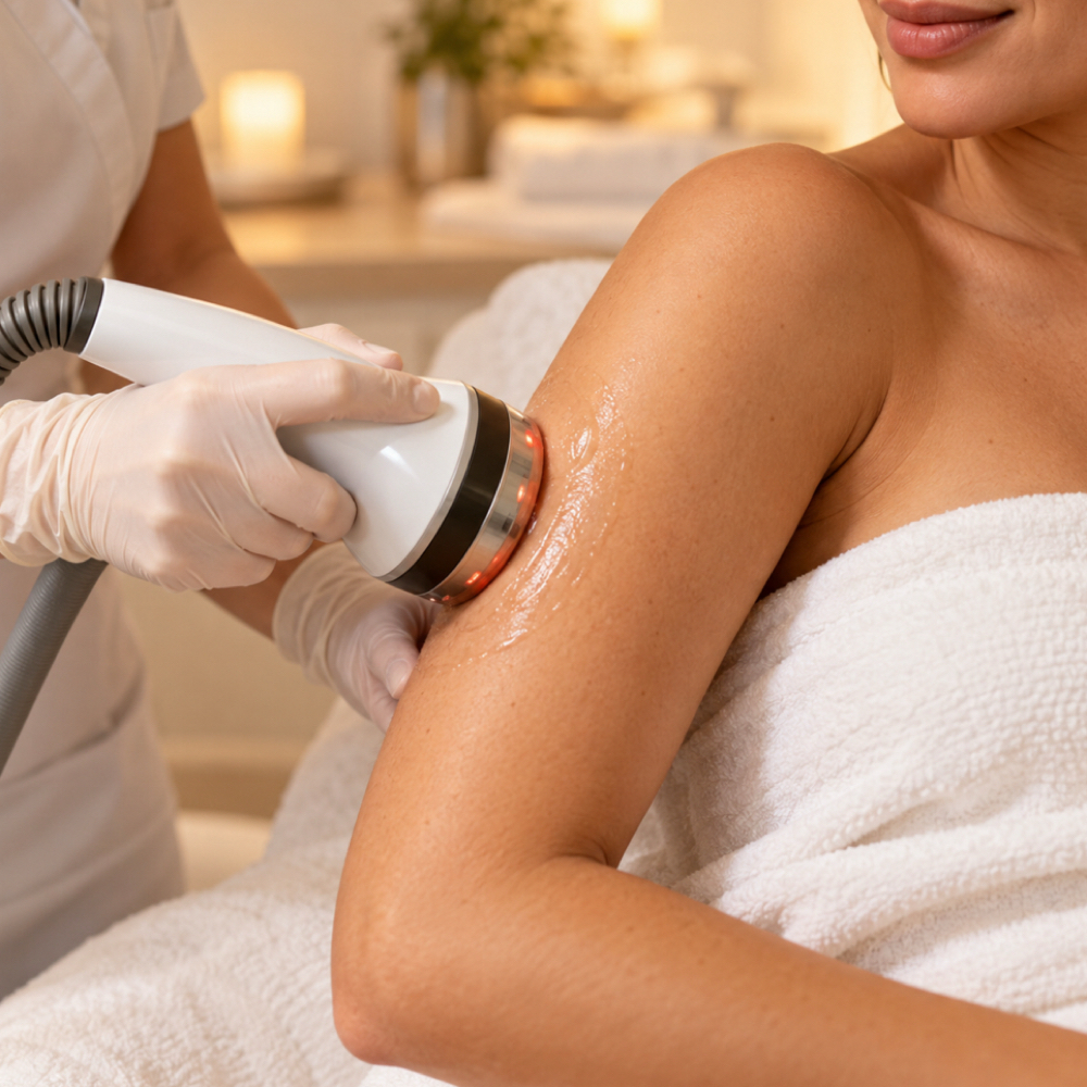 Radio Frequency Arm Treatment at Refresh Ur Image Beauty Bar and Spa in Alta Loma, CA