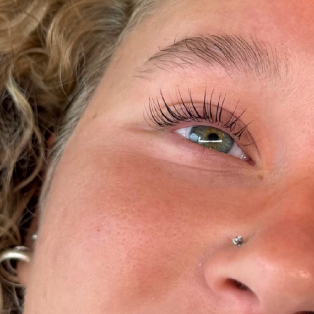 Korean Lash Lift x Brow Wax at Destiny Esthetics in Palmer, AK