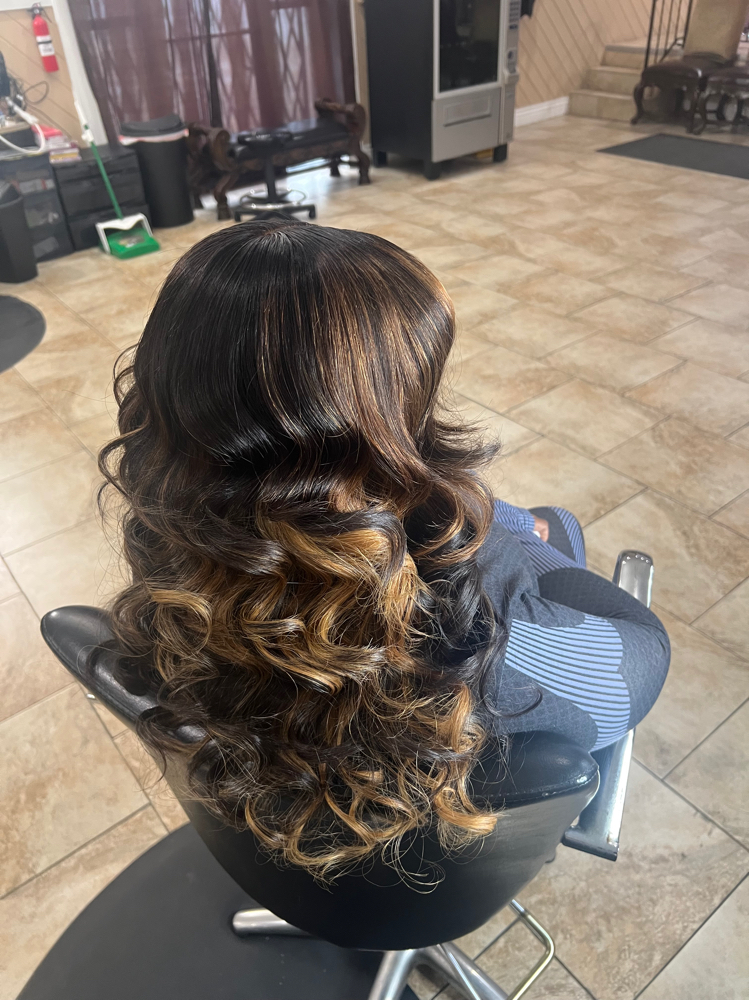 Highlights at A&K Plush Hair in detroit, MI