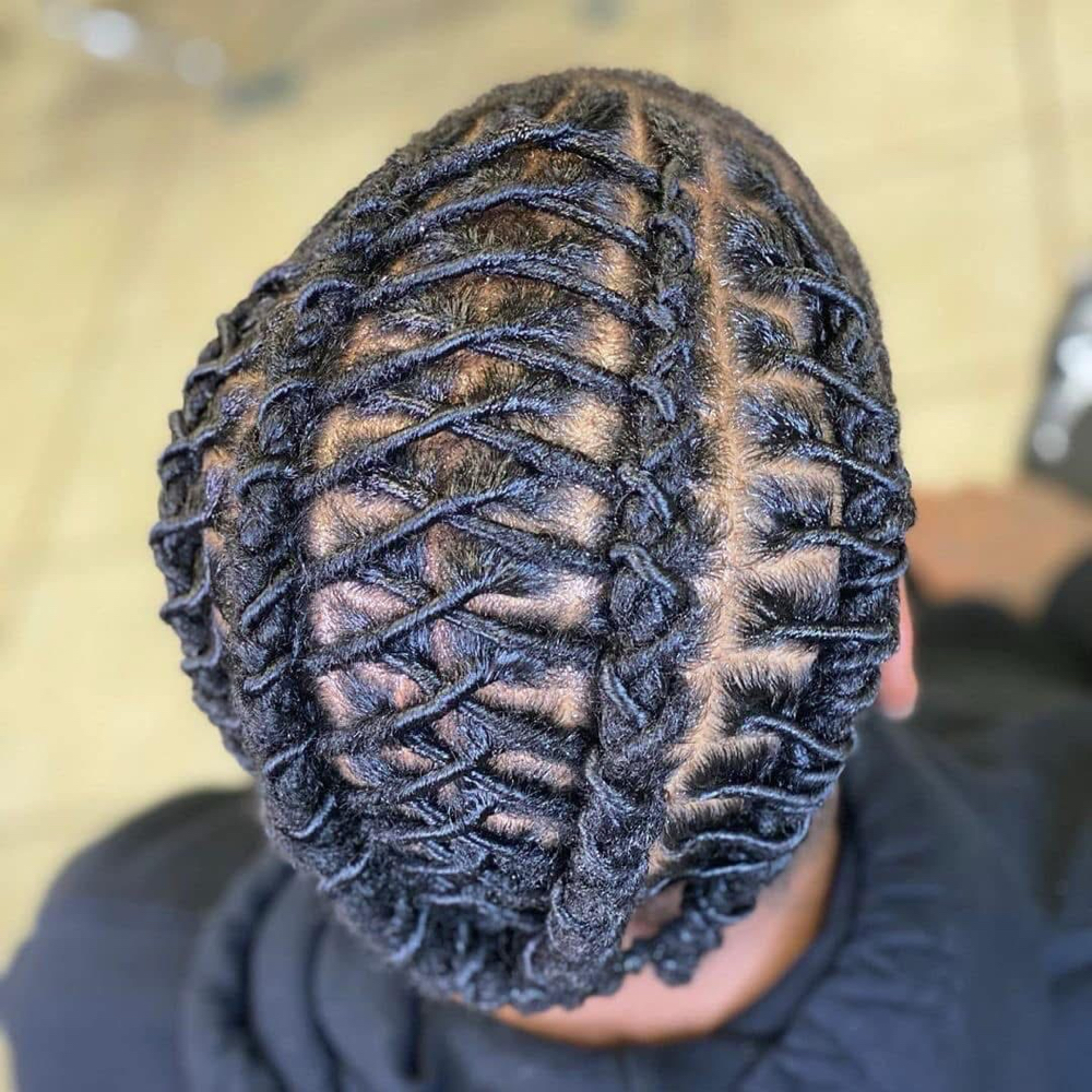 Mens Braids at Hair N Nails By La in Loganville Ga, GA