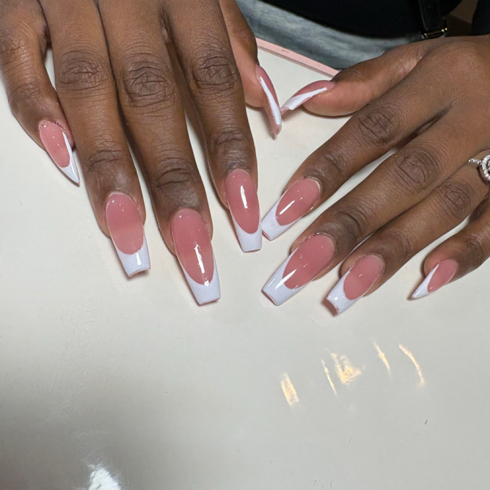 French Tip Special (Fill-in) at Polished & Chique in Macon, GA