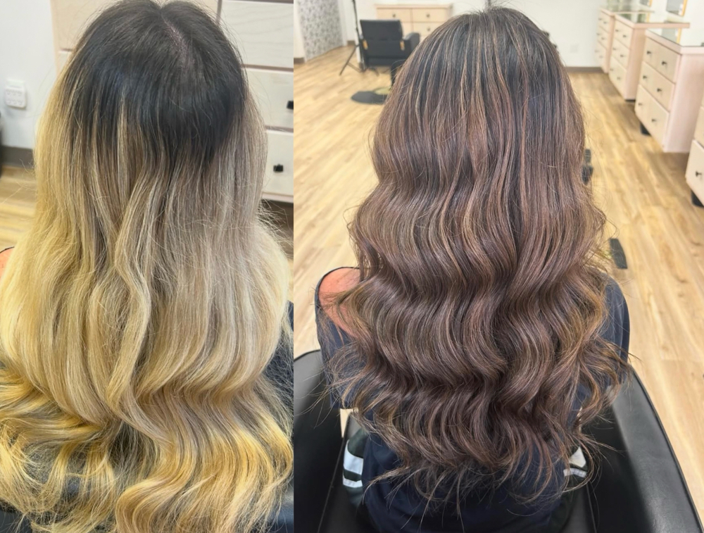 Lowlights/ Reverse Balayage at Morgan The Stylist in San Antonio, TX