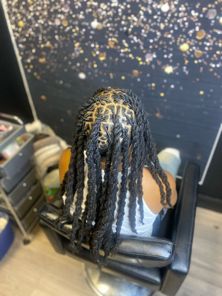 Long Hair Retwist, Style & Wash