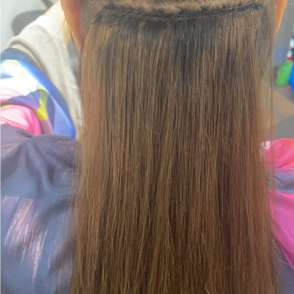 Braidless/ Microlinks Sewing at Madame Jay Salon in Freeport, NY