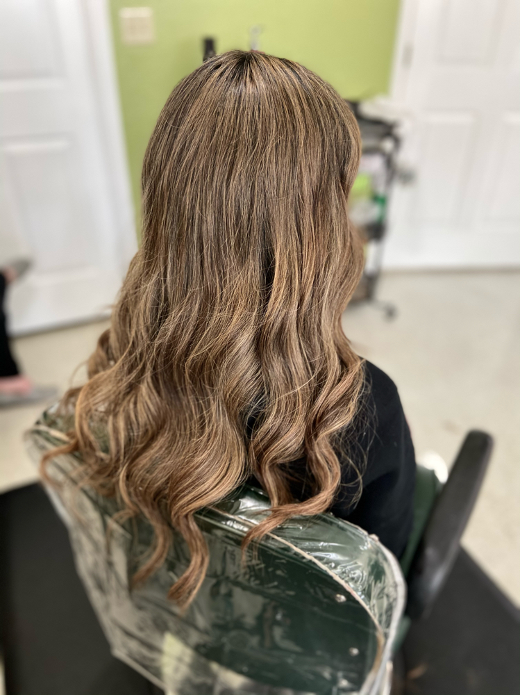 Color/all over highlights & Blowout