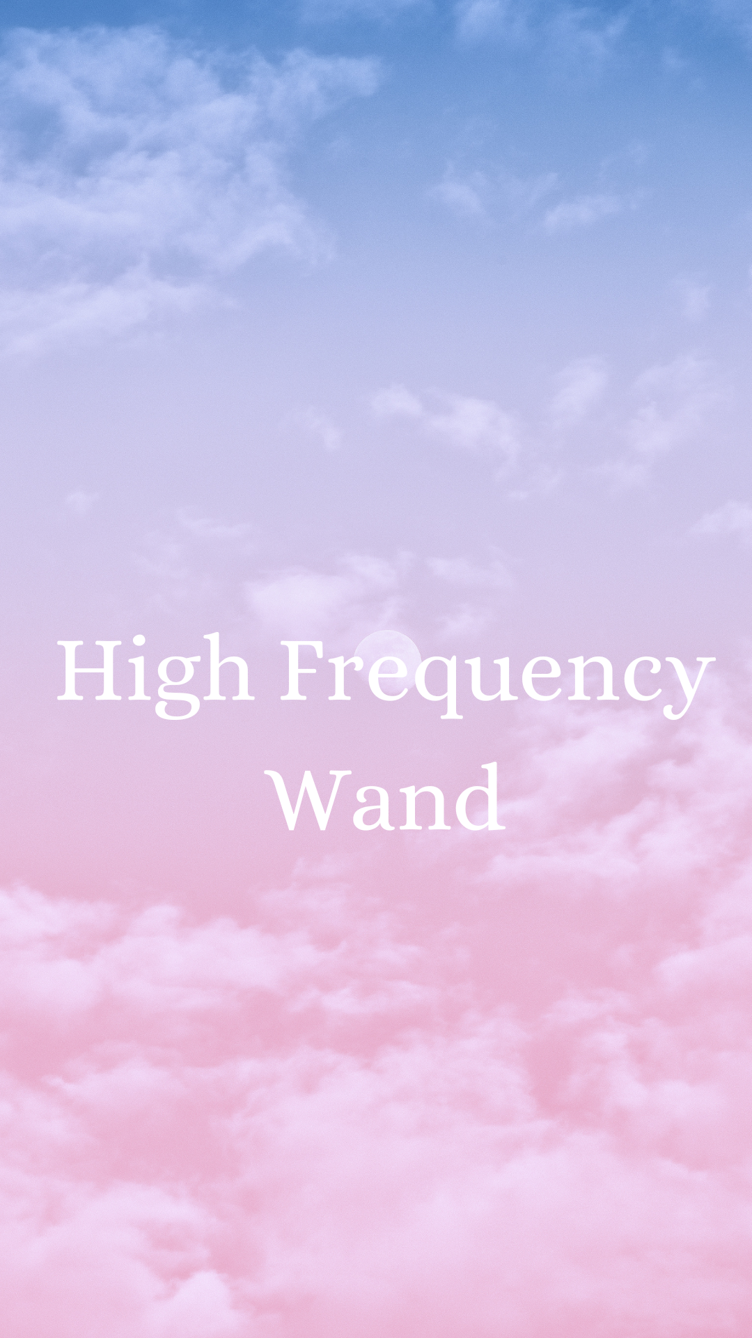 High Frequency Wand Facial