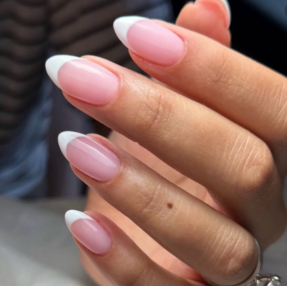 LTC Hybrid Russian Mani with BIAB at Lily The Chic in Las Vegas, NV