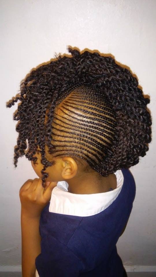 Small Braids With Weave Added