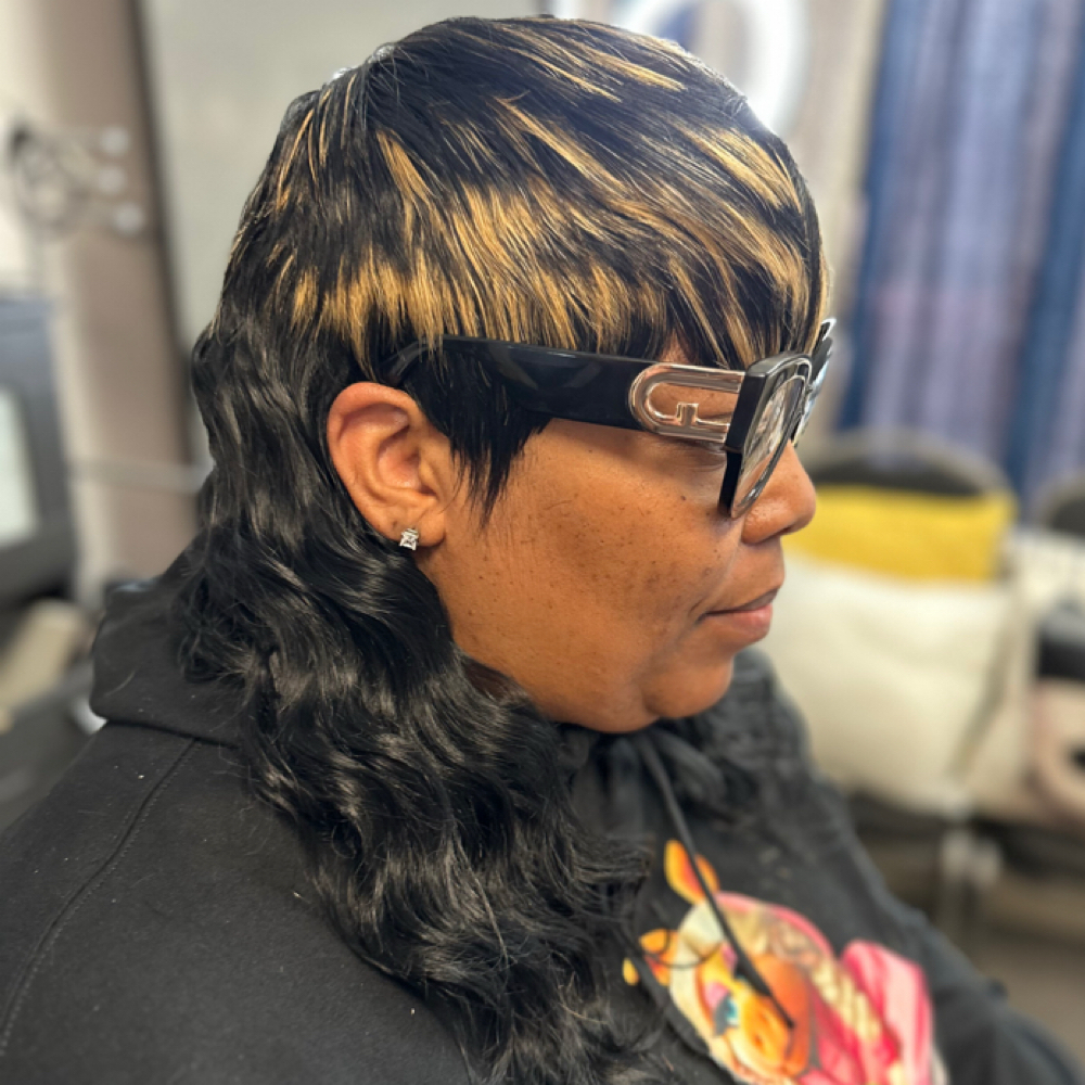 Mullet Quick Weave at Hallways To Beauty in Villapark IL, IL