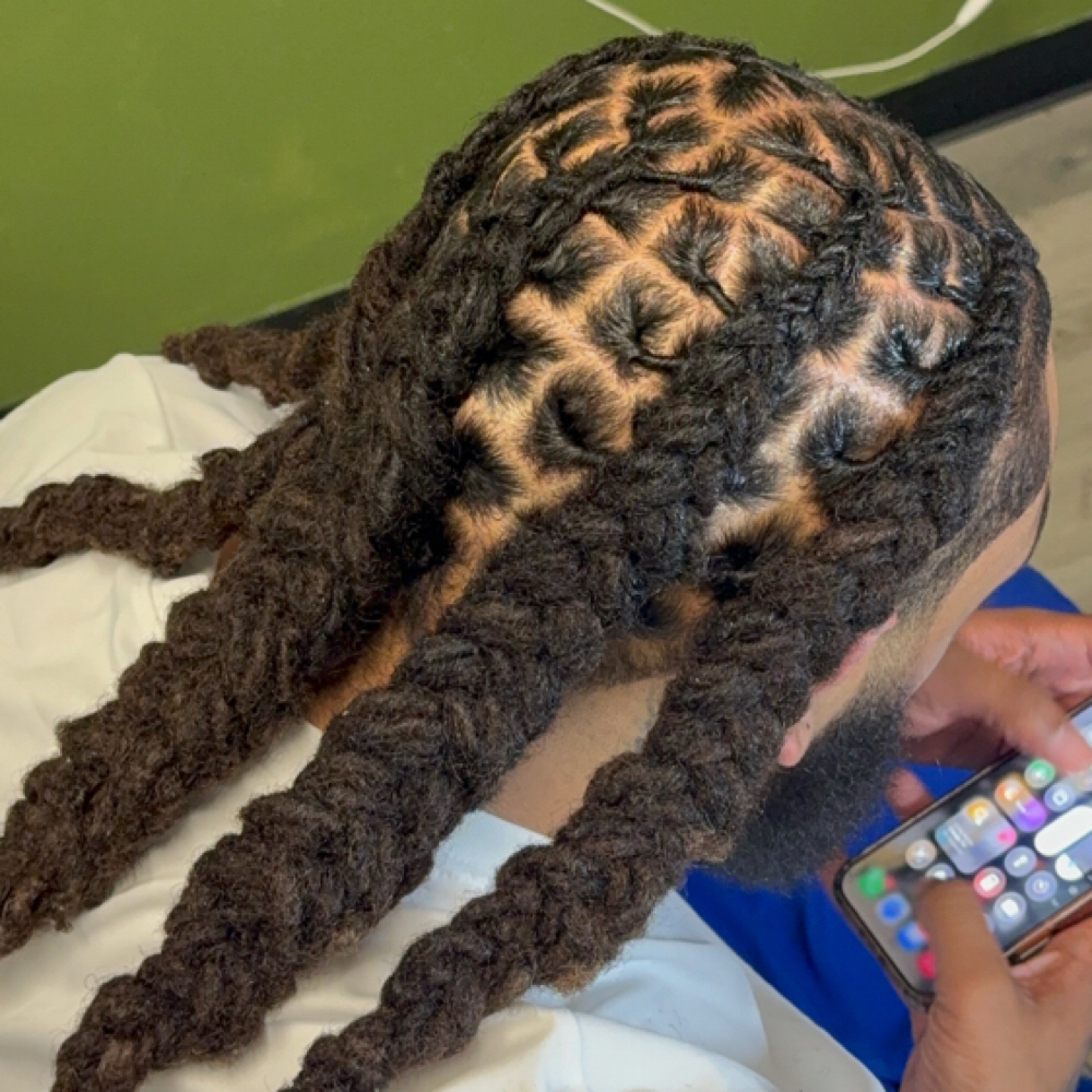 Braid Locs at Crowned Conversations in Mt Holly, NJ
