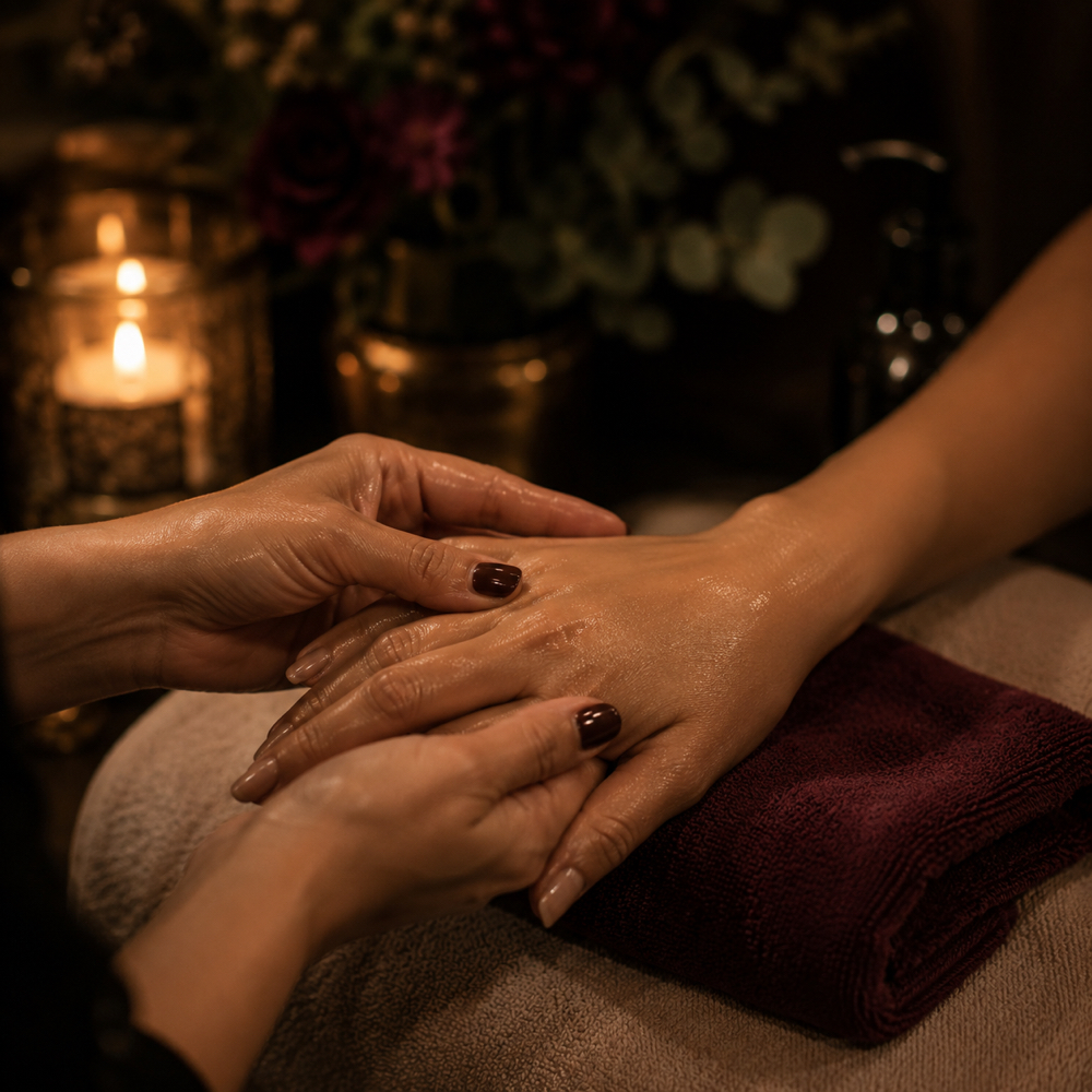 Hand & Arm Massage | Scalp Therapy at HAIR • AESTHETICS • CONFIDENCE in Brownwood, TX
