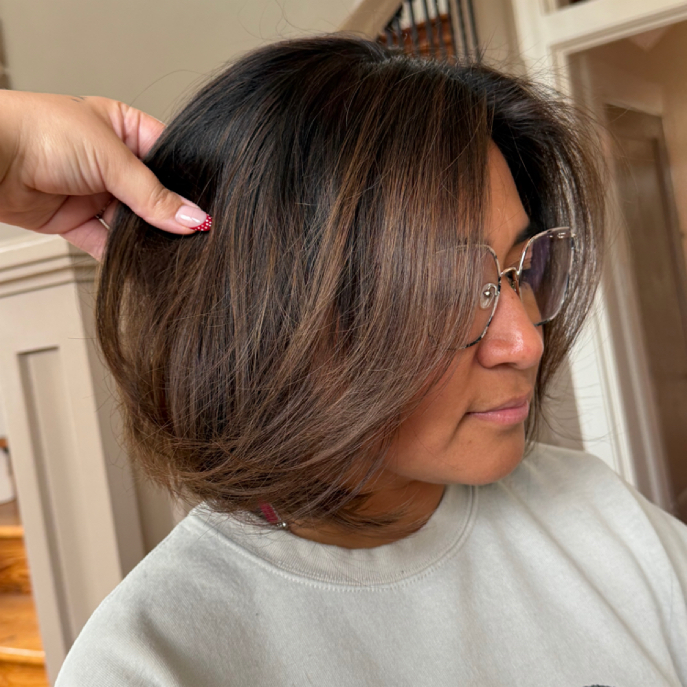 JA - Partial Hightlight at Jamie & Nautica Hair Co. in New Braunfels, TX