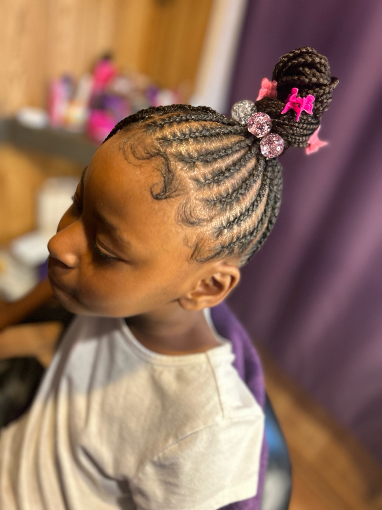 Kids Braided Ponytail