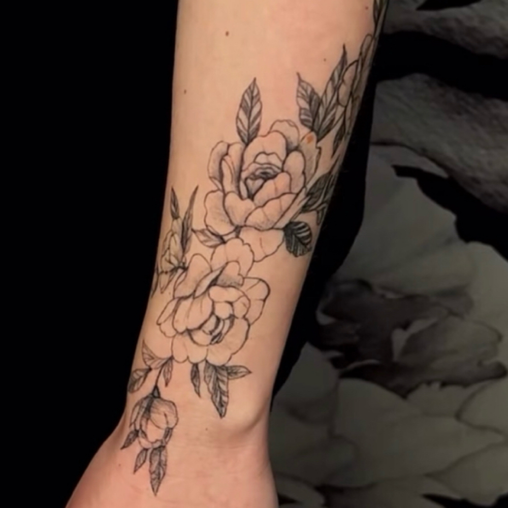 Custom Fine Line Tattoo at Amore Artistry in O’Fallon, MO