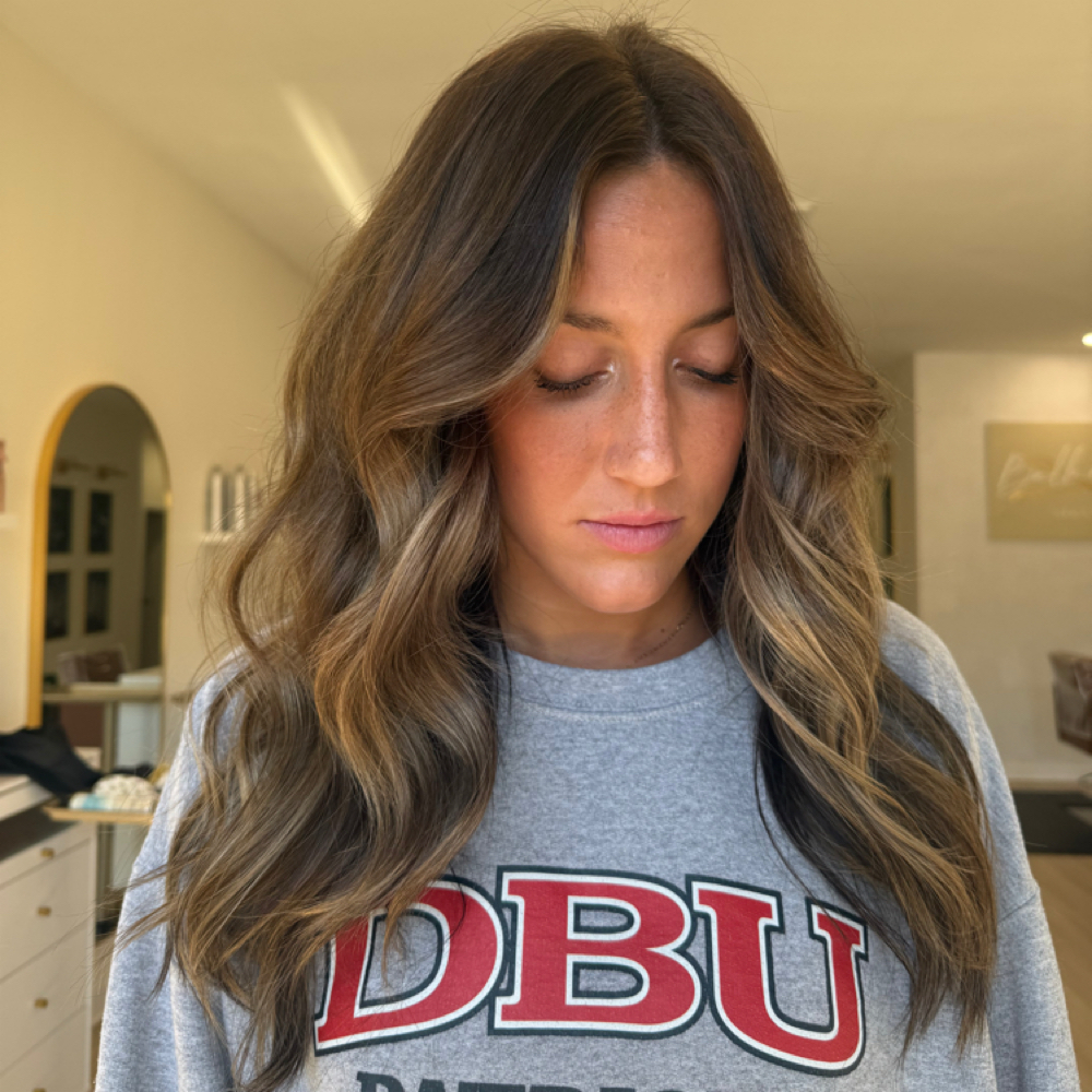 All Over Solid Dark Color at Hair By Tristen in Lake Forest, CA