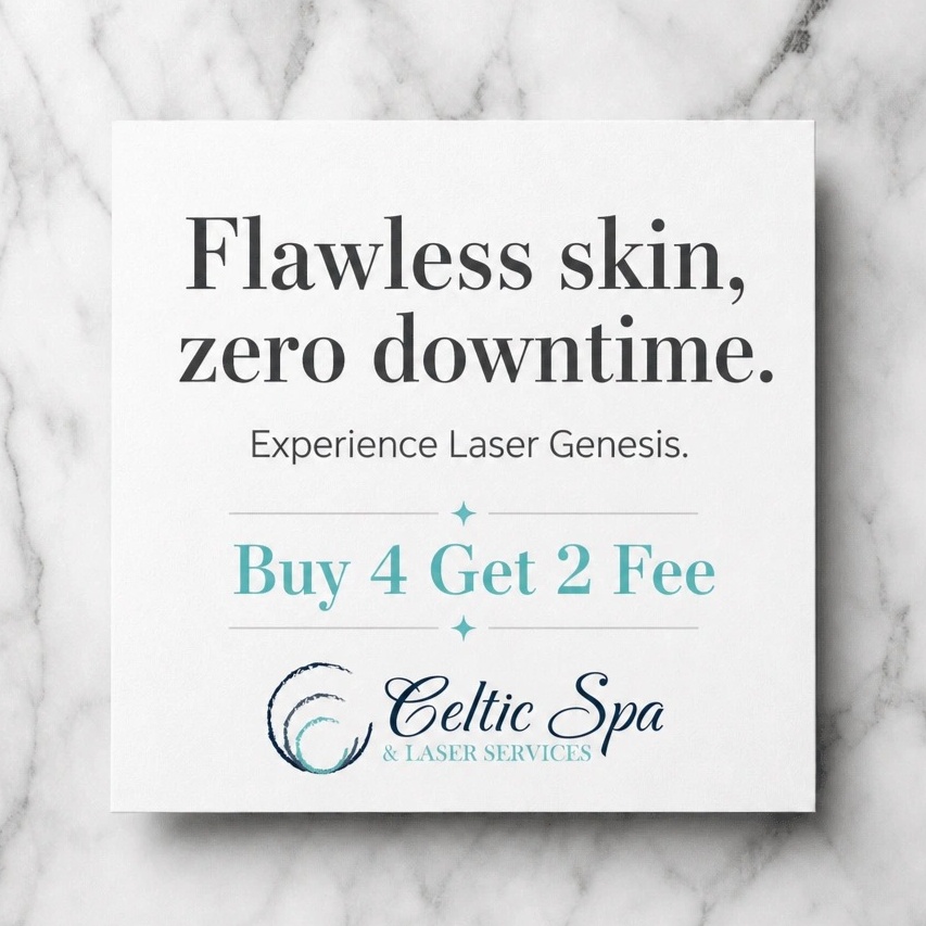 Laser Genesis: Buy 4 Get 6 at Celtic Spa Laser Services in Attleboro, MA