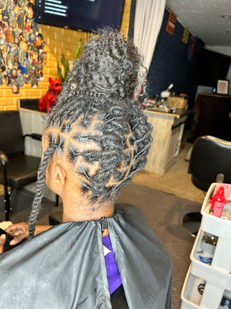 Cuban Hair Added To Loc Style